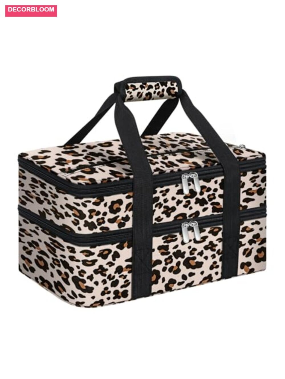 Double Insulated Casserole Carrier Hot Cold Food Travel Bag